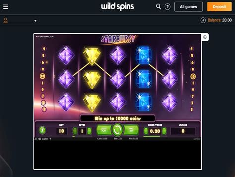 Wild spins casino codigo promocional